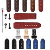 Ewatchparts 24mm Leather Watch Band Strap Rubber Compatible With Hublot