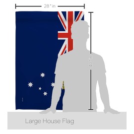 States of Australia Victoria House Flag - Set Regional Territory Tony Couch Sydney Oceania Country Particular Area - Decoration Banner Small Garden Yard Gift Double-Sided Made in USA 28 X 40