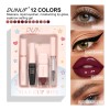 Set De Maquillaje Para Ojos Y Labios Dunuf 4 Piezas