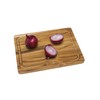 Lipper International 7215 Teak Wood Edge Grain Kitchen Cutting and