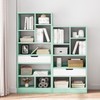 IOTXY Wooden Open Shelf Bookcase - 61 Inches Height Freestanding