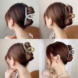 Hair Clips, Large, Tightly Curled, Hair Clips, Set of 4, Hair Accessories, Hair Accessories