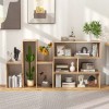 Costway 3-Open Shelf Office Bookcase Bookshelf Storage Organizer w/Anti-Topplin