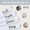 Bozenu Bed Sheet Organizer Straps, 8 Pcs Elastic Sheet Organizers