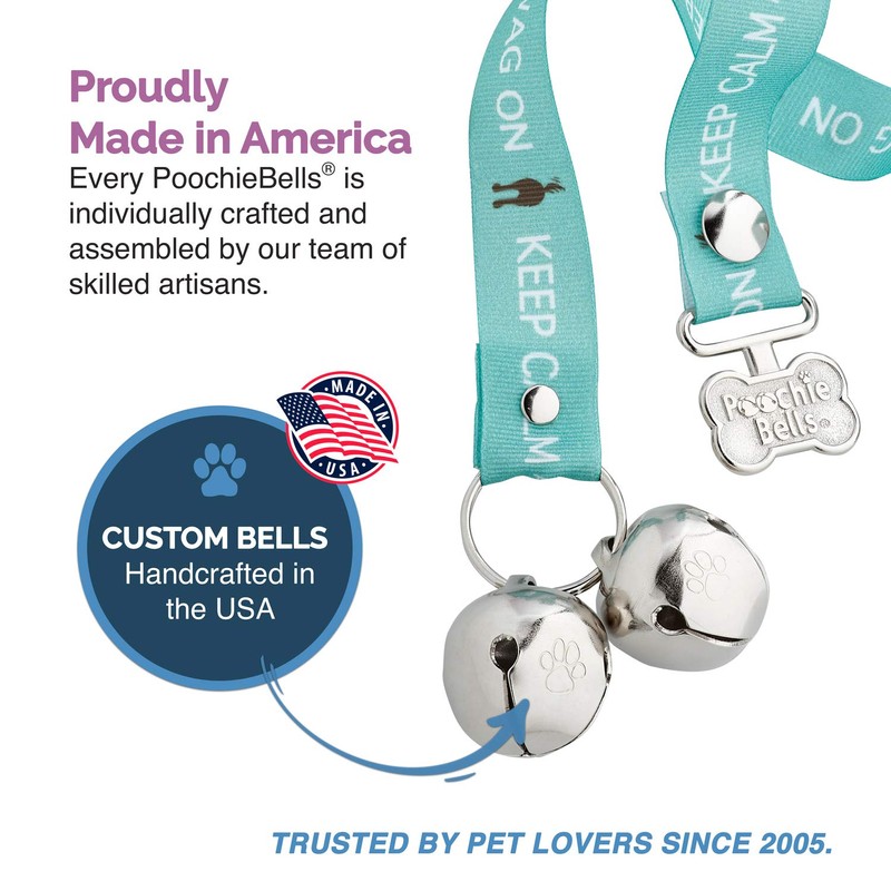 PoochieBells Handcrafted Dog Doorbell for Potty Training – Easy &