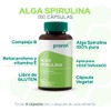 PRONAT | Alga Spirulina 100% Pura, Suplemento Alimenticio, 180 cápsulas
