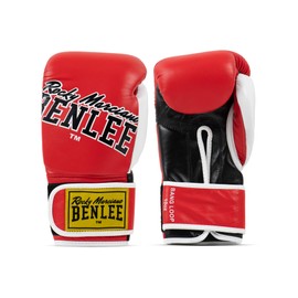 Benlee Boxing Gloves Leather Bang Loop 12 oz Red/Black