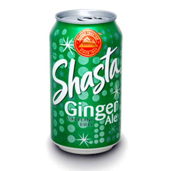 Shasta Ginger Ale, 12-Ounces (Pack Of 24)