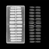 Clear Nail Extension Artificial Nail Soft Tips 120pcs DD-11797 / 투명 네일 연장 인조 손톱 말캉 팁 120pcs DD-11797