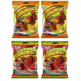 Jovy Revolcaditas Candy Sweet & Spicy Hard Candies Mango & Watermelon 4pk