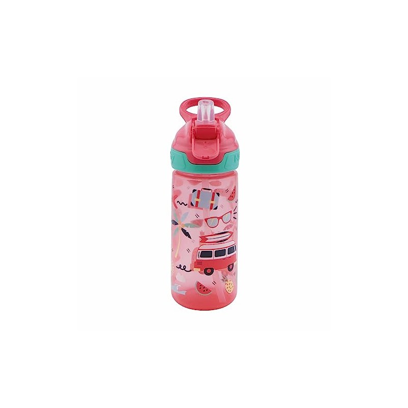 Nuby -Flip-It Straw Cup with Soft Mouthpiece - Leak-proof Children's