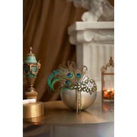 BABEYOND Women’s 1920s Headband Flapper Feather Headpiec with Chain Roaring 20s Great Themed Party Hair Accessory