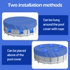 4pcs Pool Cover Weights for above Ground Pool, Leakproof Pool