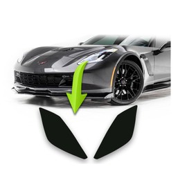 BENINI DESIGN STUDIO Front End Bumper Headlights Paint Protection Film PPF Clear Bra Kit Compatible with 2014-2019 C7 Corvette Z06 (Headlights Only)