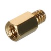HanTof 6-32 Brass Motherboard Standoffs,ATX Case Standoffs, ATX Standoff for
