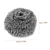 CHILDWEET 6PCS Stainless Steel Pot Scrubbers Reusable Steel Scrubber for