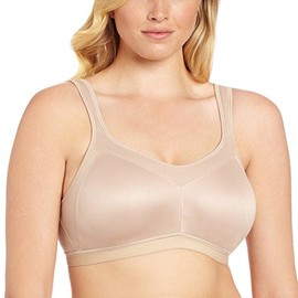 PLAYTEX Womens 18 Hour Wireless Seamless Full-coverage T-shirt With Smoothing Support, Us4159 Bras, Nude, 38DDD US