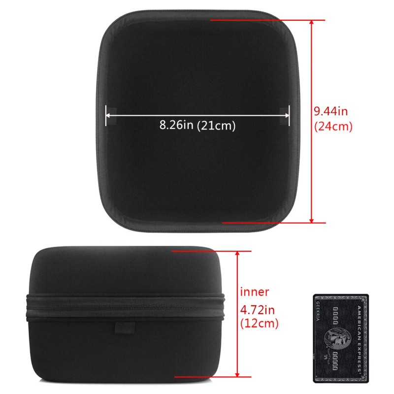 Geekria Headphones Hard Shell Case for Audeze LCD-2, LCD-3, LCD-4,