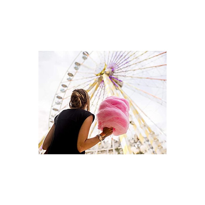 Perfectware 2ct- 16oz Jars of Cotton Candy Floss Sugar (Pink