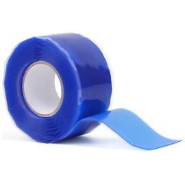 1 Inch x 10 FT Self-Fusing Silicone, Thickness 0.5mm Hose Repair Tape, Heavy Duty and Leak Proof Rubber Hose Tape, Pipe for Water - Blue