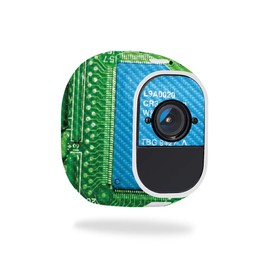 MightySkins Carbon Fiber Skin for Netgear Arlo Pro 2 - Circuit Board | Protective, Durable Textured Carbon Fiber Finish | Easy to Apply, Remove, and Change Styles | Made in The USA