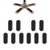 10pcs Ceiling Fan Filters Activated Coconut Shell Carbon Filter Easy