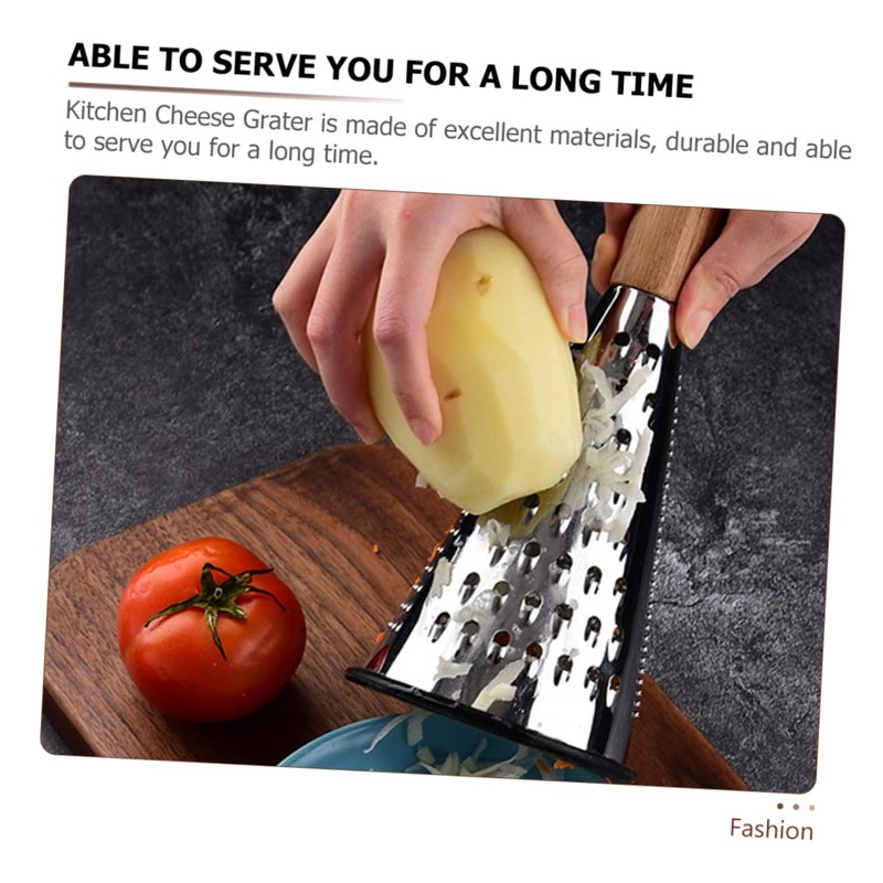 NOLITOY Vertical Stainless Steel Cheese Grater Cone Shaped Grating Tool