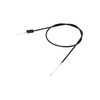 MOTOFLEX Set of 5 Bowden cables, black, flat handlebars -