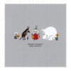 Kamio Japan Moomin Glasses Case with Cloth Comic Pattern Chou