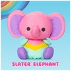 Swisheez Slater Elephant Stuffed Animal, Retro Inspired Plush Toys for