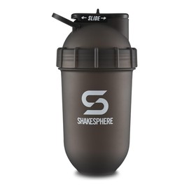 Botella Mezcladora Shaker Shakesphere Original 700ml (Frosted Black with White Logo)
