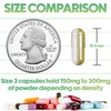 XPRS Nutra Vegan Size 3 Separated Capsules- 500 Count Premium