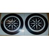 CENTAUR /CENTAUR 2 CHROME PINBALL POP BUMPER DECALS from METAL-MODS