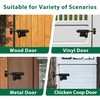 URDOGSL Heavy Duty Gate Latch with Padlock Hole Metal Thickened