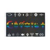 AZ FLAG - Flag Rainbow Food Together - 90 x