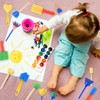 Sponge Painting Brush Set, 30 Pieces Children's Painting Tools Set,