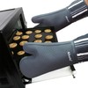 Alselo Silicone Oven Mitts Heat Resistant 550 Degree Extra Long
