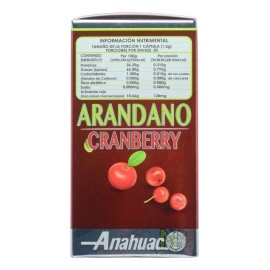Suplemento Arándano Rojo Anahuac Cápsulas Porciones