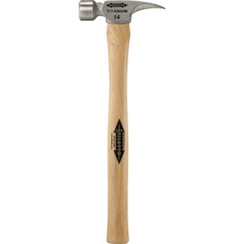 Stiletto TI14SS Titan 14-ounce Titanium Framing Hammer With Straight Handle by Stiletto