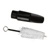 Saxophone Mouthpiece Plastic Soprano Treble Saxophone Whistle Brush Musical Instrument