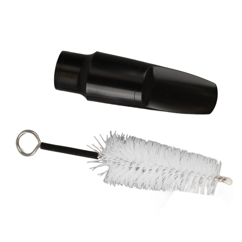 Saxophone Mouthpiece Plastic Soprano Treble Saxophone Whistle Brush Musical Instrument