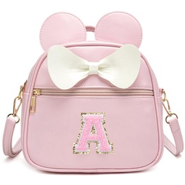 PRLINJSK Kids Purse for Girls Toddler Birthday Gift, Little Girls Crossbody Bag Mouse Mini Backpack Purse Gift