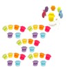 5Set Drink Markers Innovative Tongue Shape Silicone Wine Glass Cup