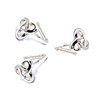 Arranview Jewellery 3 pack celtic nose studs in stering silver