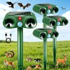 Solar Ultrasonic Animal Repeller 4 Pack Sonic Fortress Pro Deer