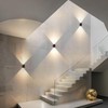 Tubicen Up Down Wall Sconce Indoor Black Cylinder Sconces Wall