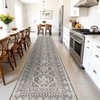 3x20 Runner Rug Kitchen Washable:Oriental Indoor Hallway Runners with Non