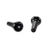 RuiJOTWAT 2Pcs Ebony End Pins Endpins For Acoustic Guitar Bridge