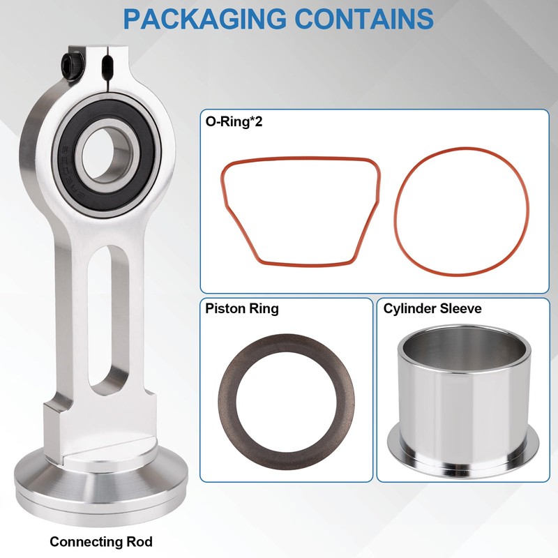 Rpeconu KK-4835 Air Compressor Piston Kit, Oil Free Air Compressor