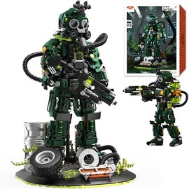 Xeno-Striker Building Set, Rescuer-Figures Toy Buildings Blocks for Adult, Teens DIY Craft Model Building Kits for Boys Girls 12+ Home Office Decor Graduation Birthday, 1271PCS